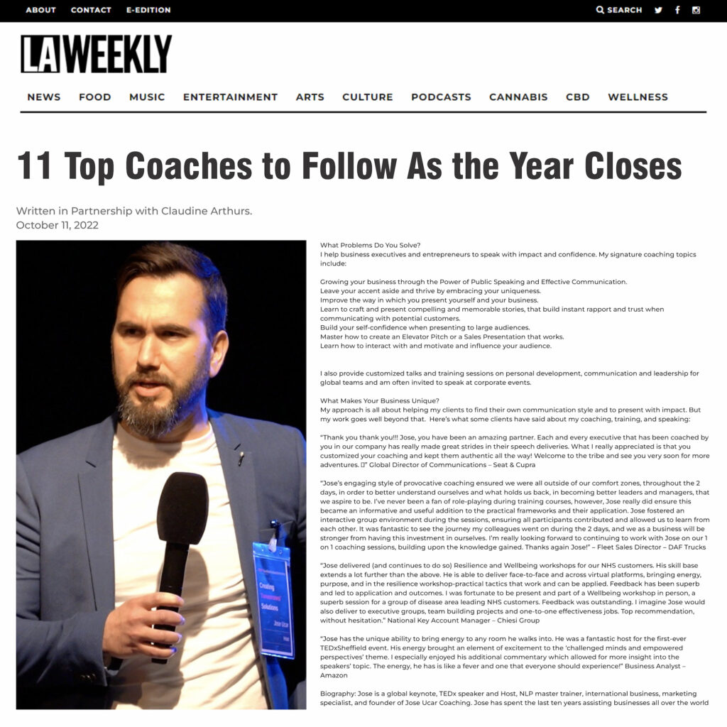11 Top Coaches to Follow As the Year Closes
